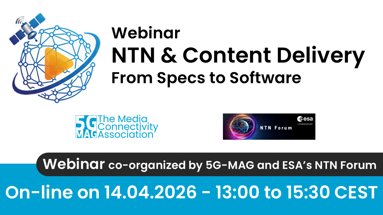 Webinar - NTN & Content Delivery: From Specs to Software