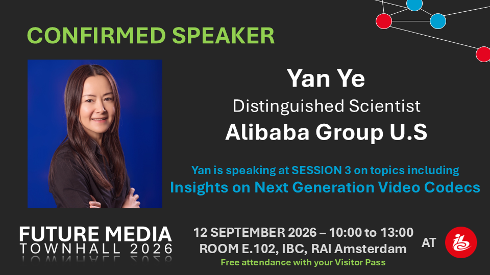 Confirmed speaker: Yan Ye, Distinguished Scientist, Alibaba Group U.S — Session 3
