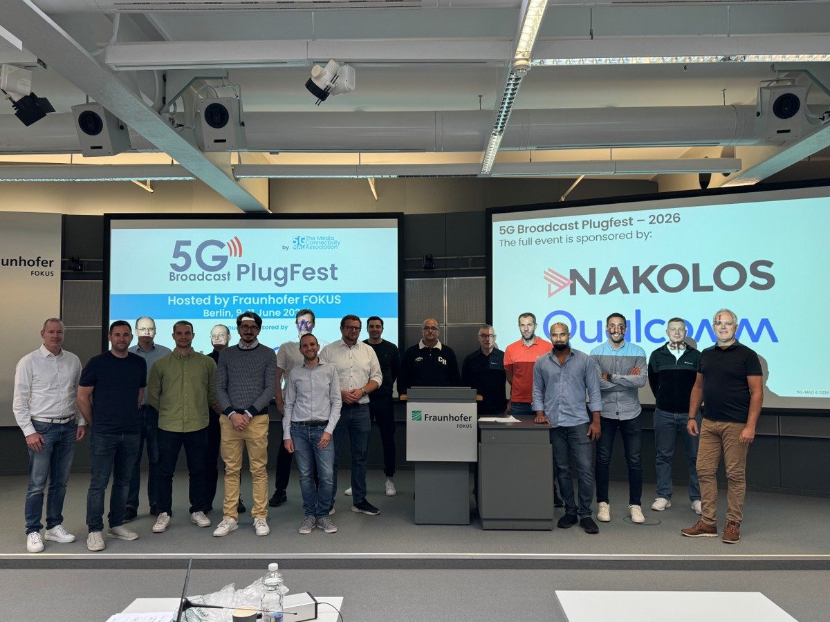 5G Broadcast Plugfest 2026, hosted by Fraunhofer FOKUS in Berlin
