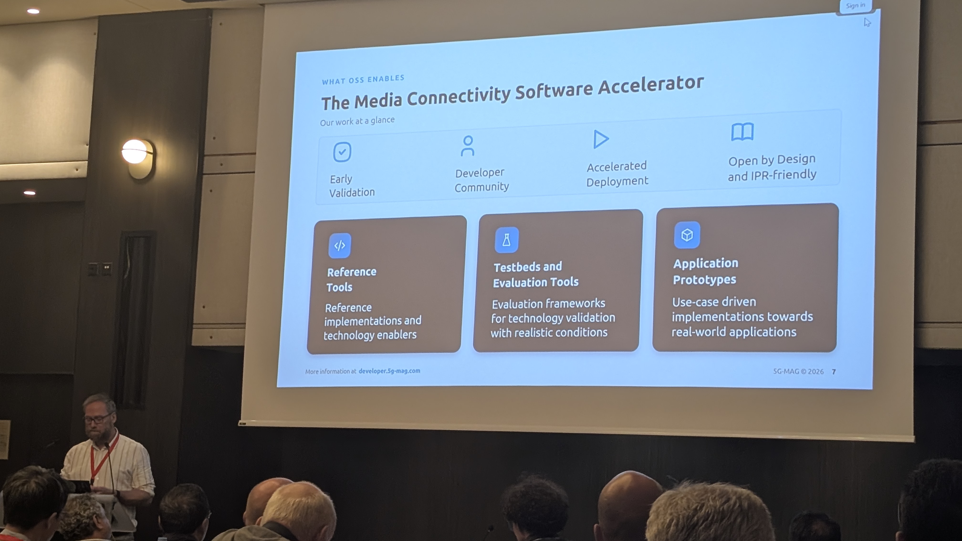5G-MAG at the MPEG/ITU workshop in Geneva