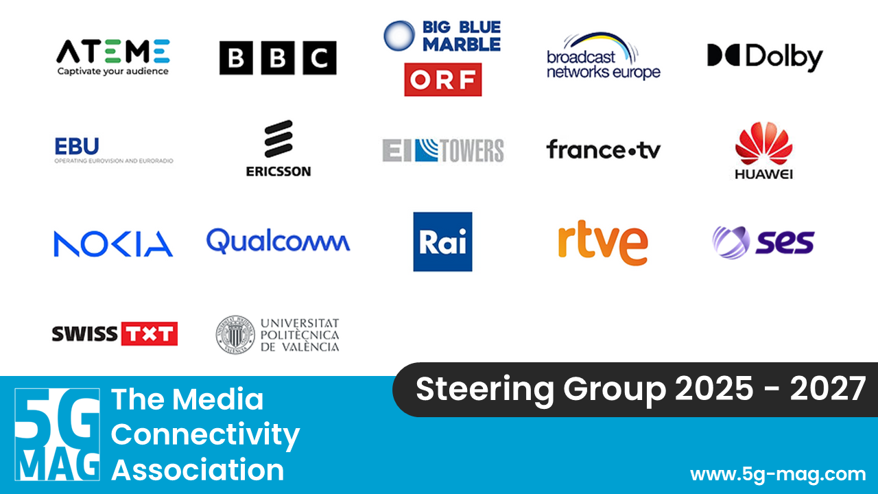 5G-MAG announces Steering Group leaders for the 2025-2027 term