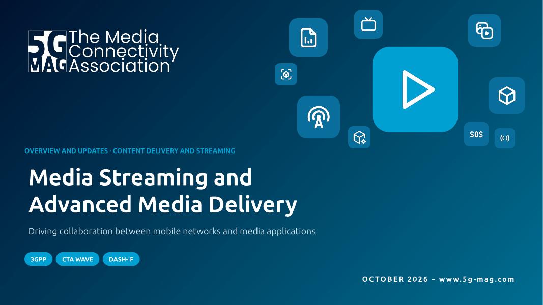 Cover slide of the deck Media Streaming and Advanced Media Delivery