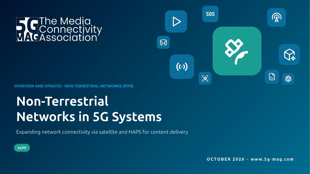 Cover slide of the deck Non-Terrestrial Networks in 5G Systems