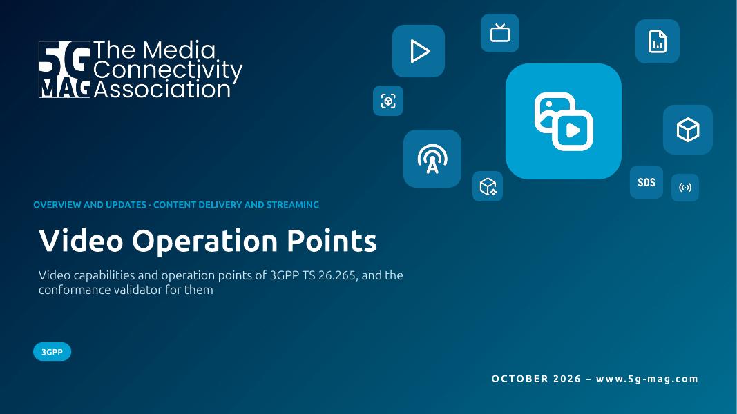 Cover slide of the deck Video Operation Points