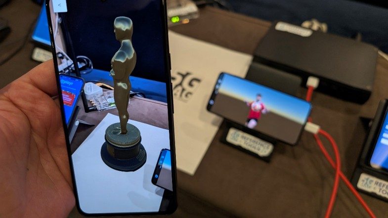 Volumetric capture demo running on the 5G-MAG Reference Tools